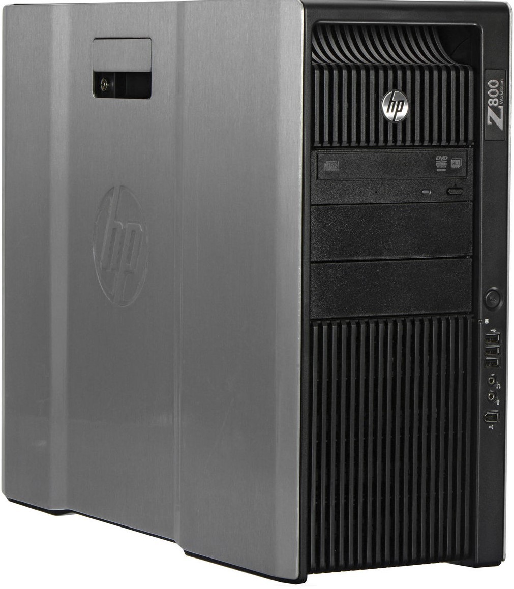 HP Z800 Workstation Xeon Dual X5675 3.06GHz 32GB RAM 512GB SSD DVD