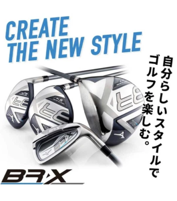MIZUNO BR-X ironset 6-9 Pw Gw Sw 7pic RH br-x graphite shaft Flex