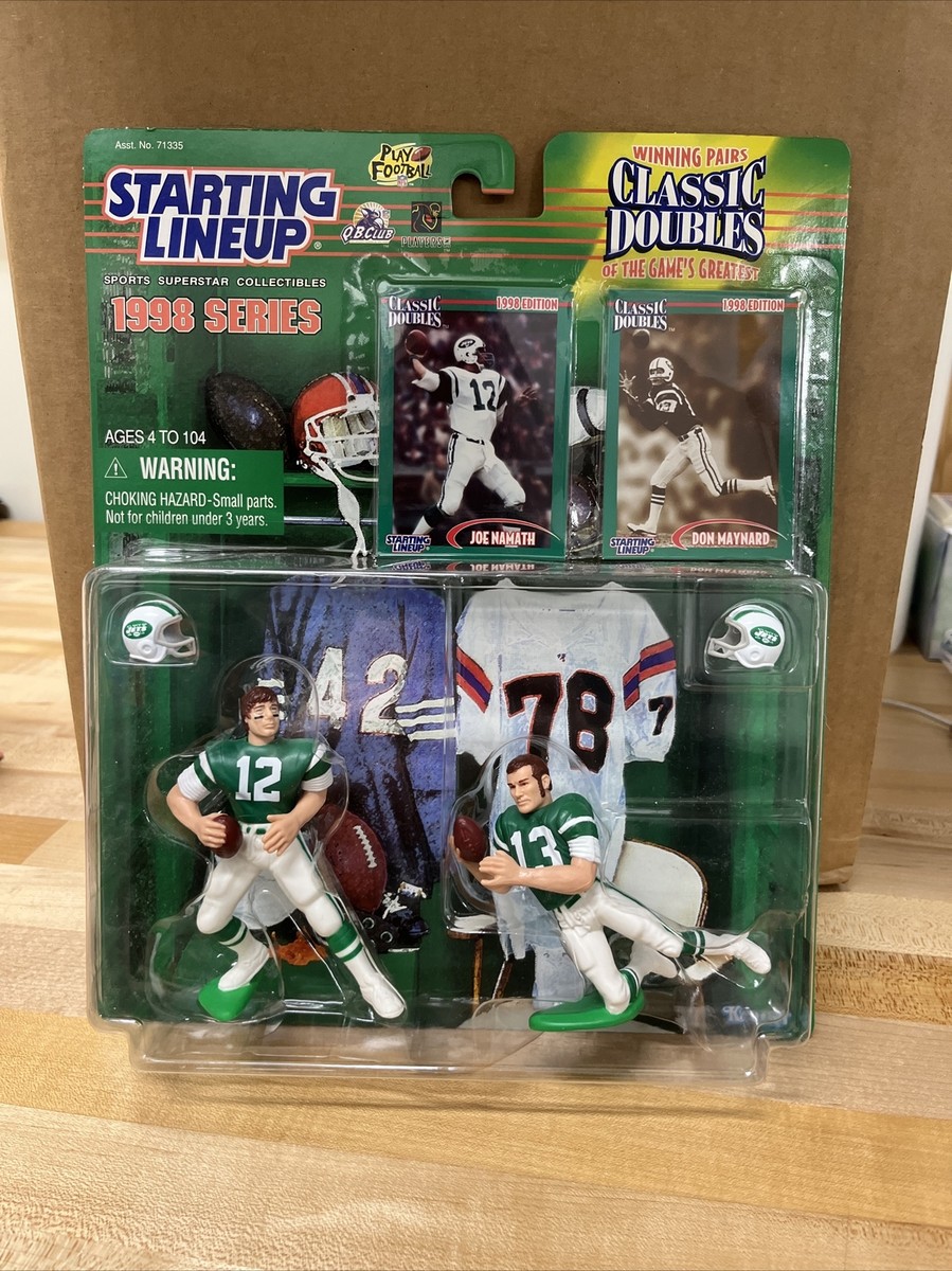 1998 Series Starting Lineup Classic Doubles Joe Namath & Don