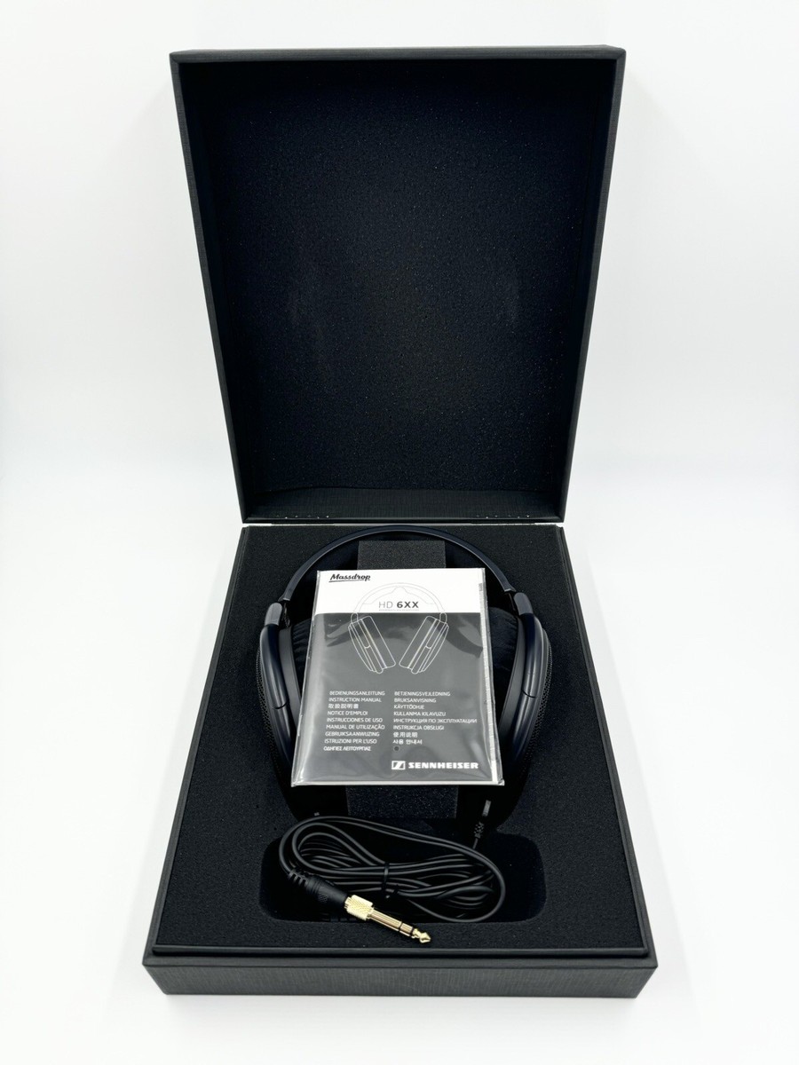 Sennheiser x Massdrop HD6XX Open Back Studio Headphones Black