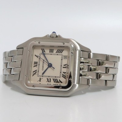 Cartier Panthere Mid-Size Stainless Steel Silver Dial Quartz
