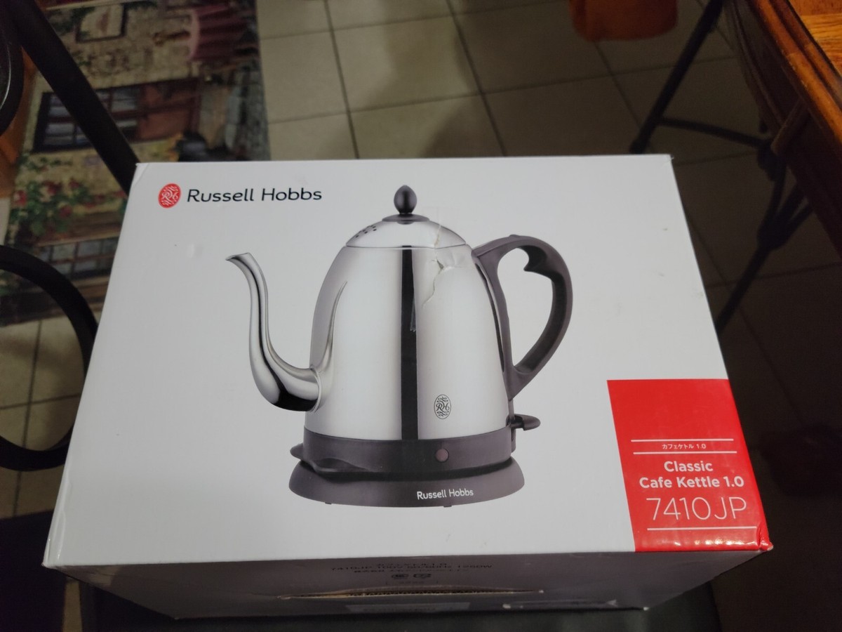 Brand New: Russell Hobbs Electric Classic Cafe Kettle 1.0L 7410JP