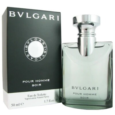 Bvlgari Pour Homme Soir by Bvlgari 1.7 Fl oz EDT Spray for Men | eBay