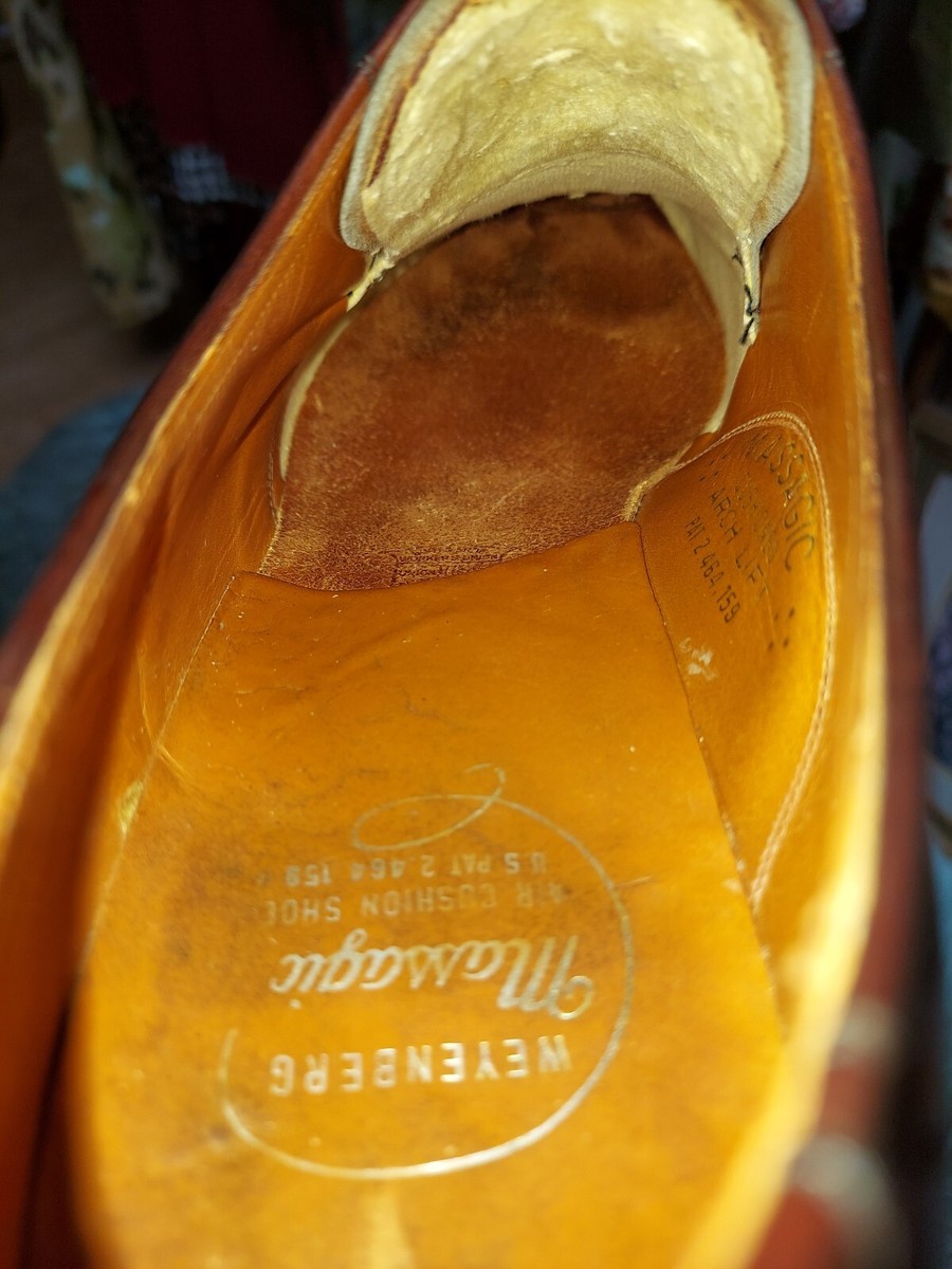 Vintage 1950s Weyenberg Massagic Air Cushion Dress Shoe Calf