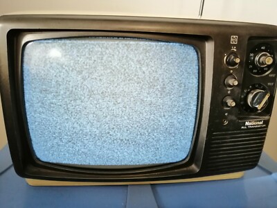 Vintage Transistor TV National TR-602EA Space Age 1976 By