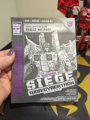 Transformers War For Cybertron Siege Voyager Red Wing WFC-GS02 W