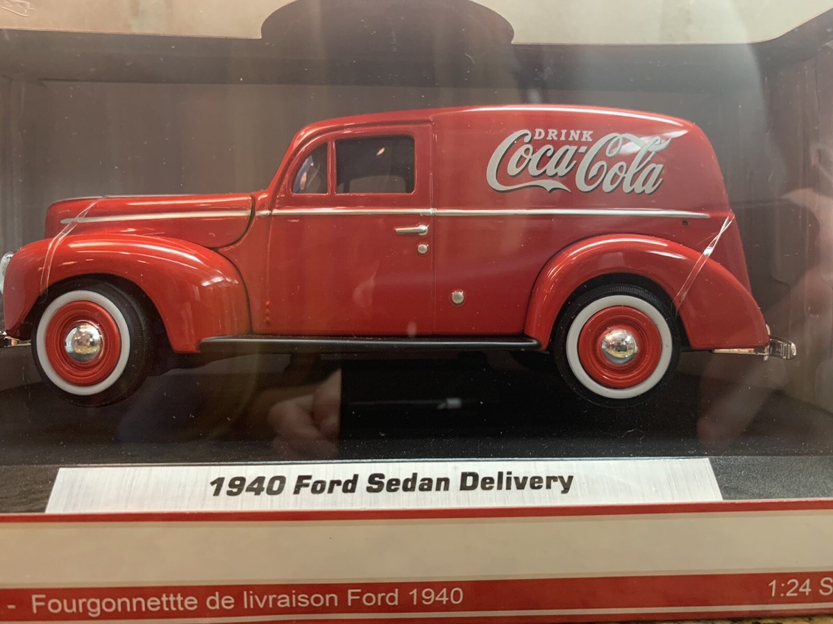 Coca Cola Ford 1940 Sedan Delivery 1:24 Diecast Collectible | eBay
