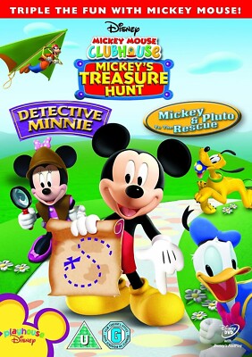 Mickey Mouse Clubhouse Treasure Hunt Detective Minnie and Pluto to