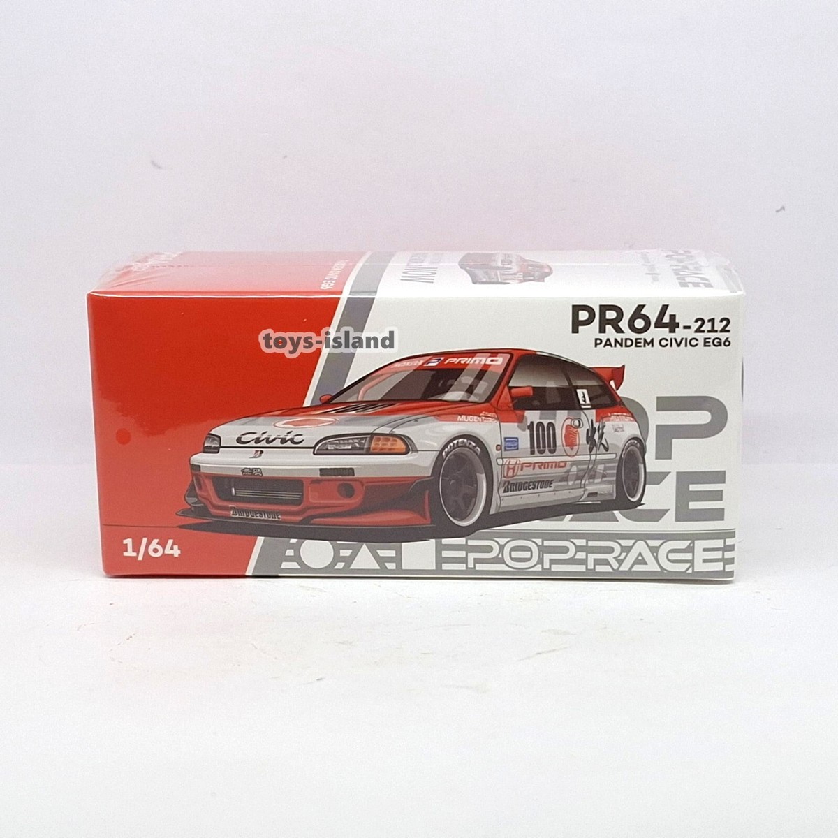 POPRACE PR64-212 Pandem Civic EG6 V1.5 Idemitsu Motion Infinite