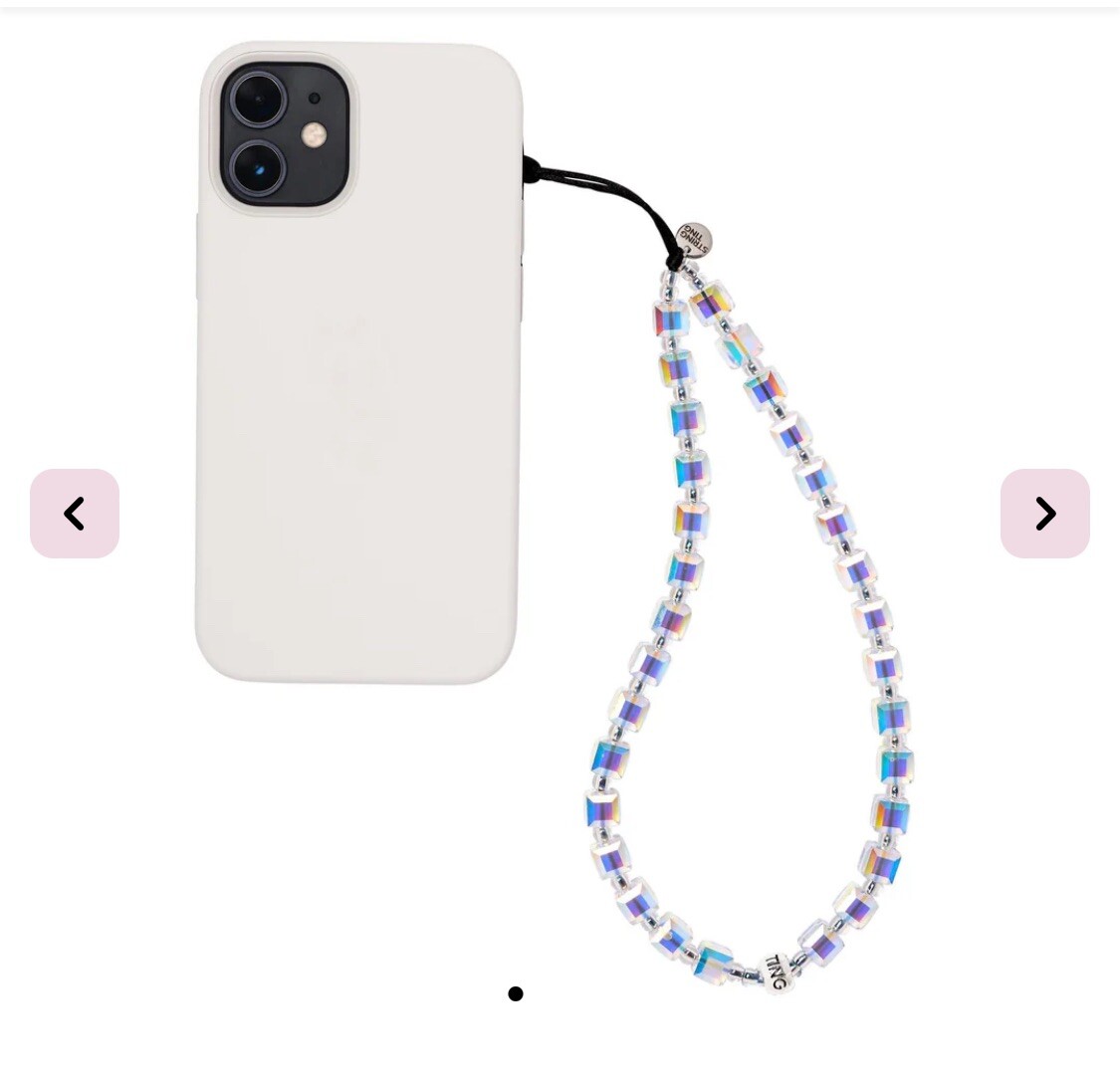 スマホアクセサリー StringTing Drip Ting Crystal Wristlet String