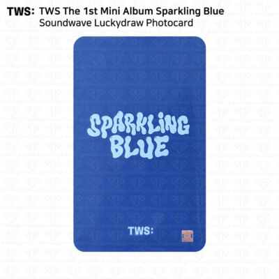 TWS 1st Mini Album Sparkling Blue Soundwave Luckydraw Photocard