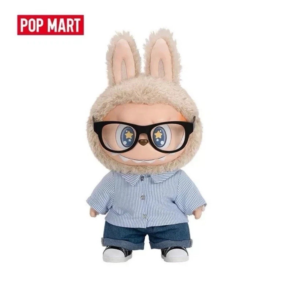 POPMART the Monsters Flip with Me Vinyl Big Plush Doll Labubu