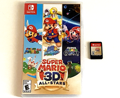 Super Mario 3D All-Stars Nintendo Switch Game Cartridge Case