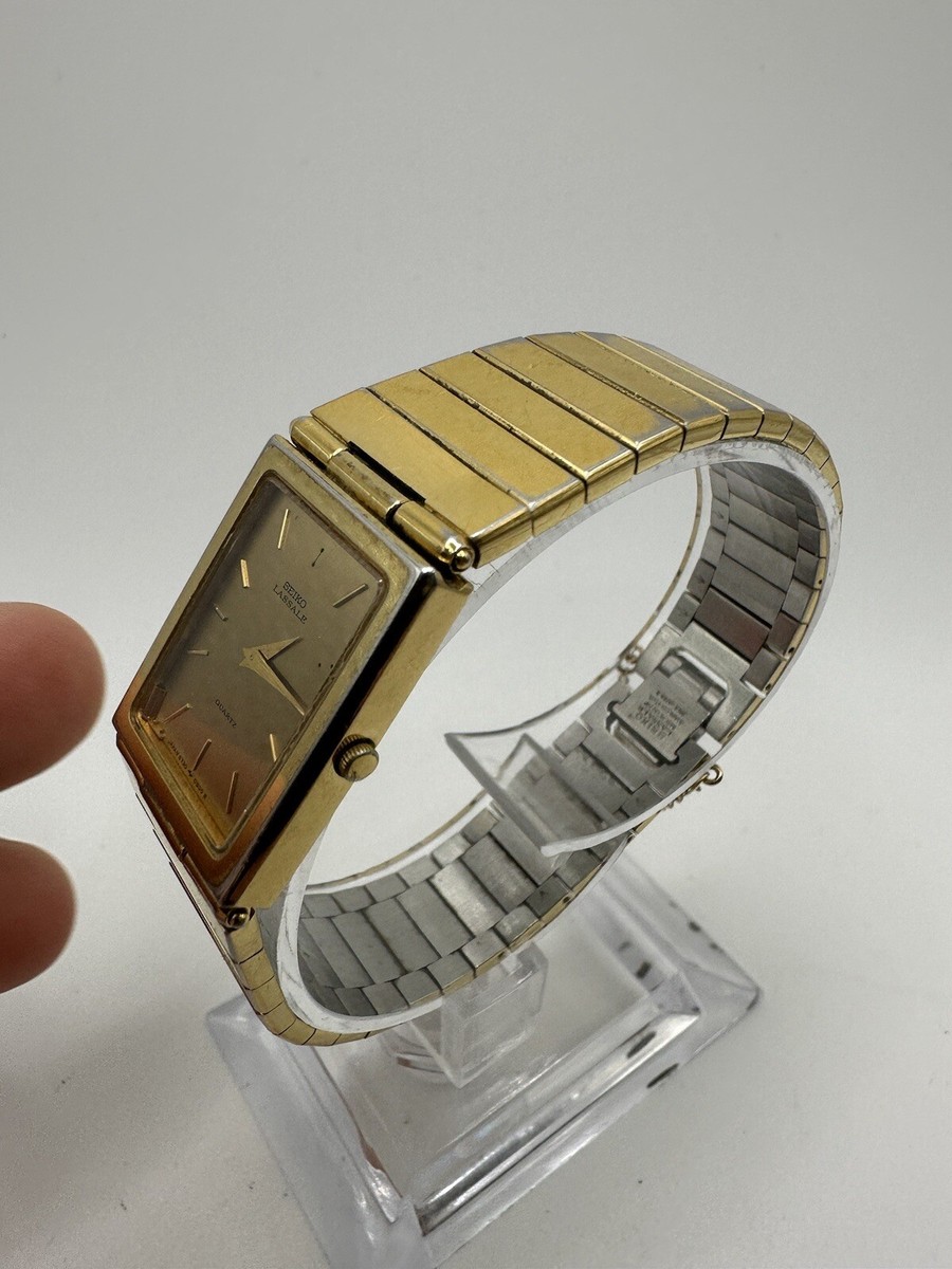 Seiko Lassale 6730 5499 Untested Project Ladies Gold Quartz