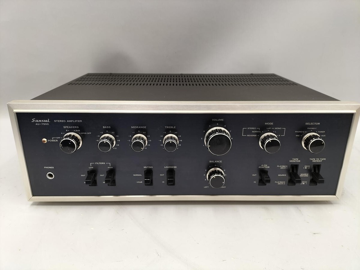 SANSUI AU-7500 Integrated Amplifier Transistor Used Japan | eBay