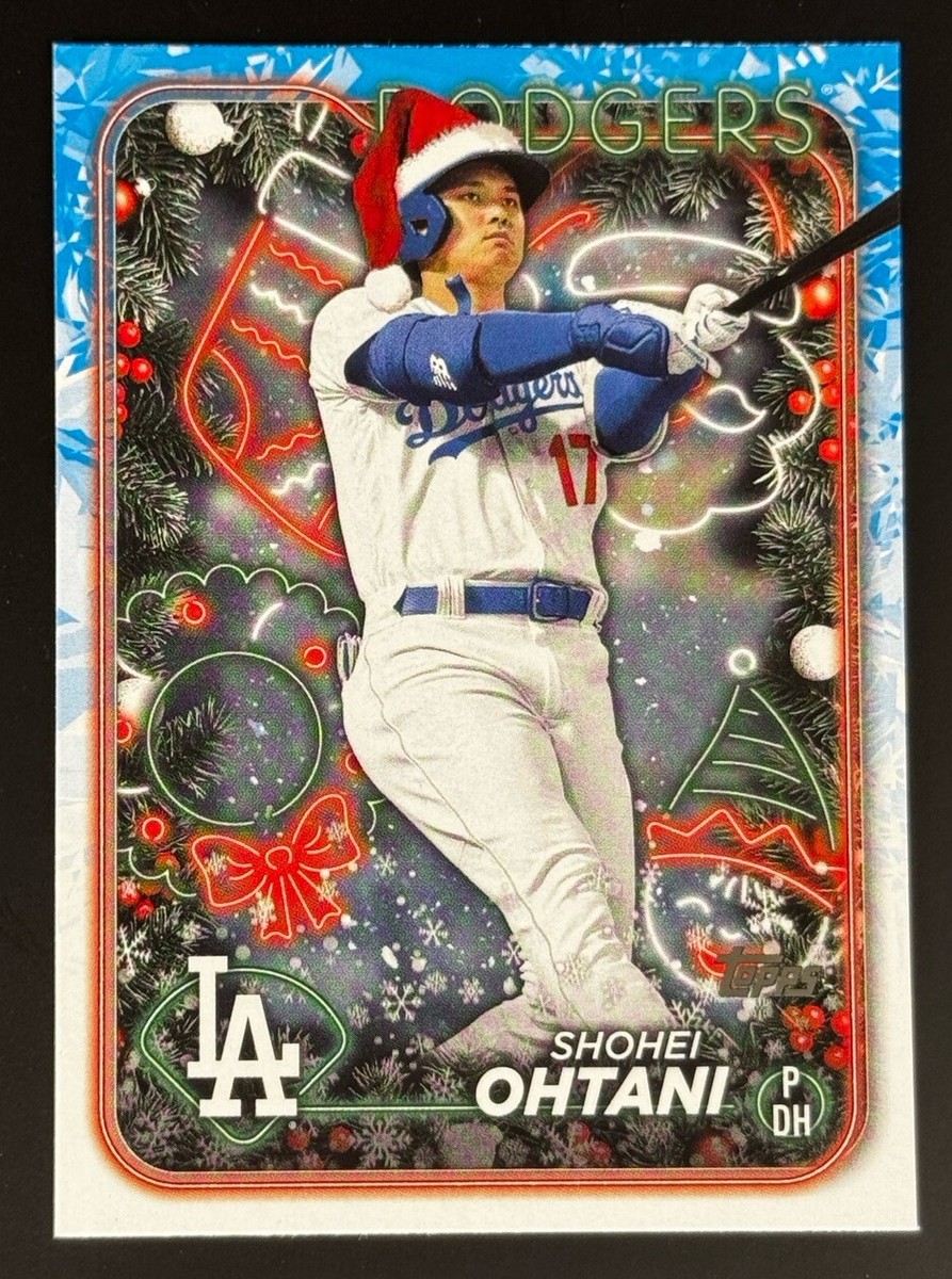 2024 Topps Holiday Image Variation “Santa Hat” Shohei Ohtani (SP