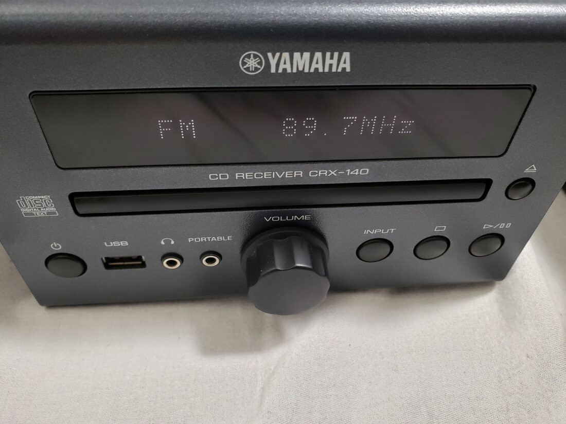 SEE VIDEO WORKS Yamaha CRX-140 CD Receiver Shelf Stereo Radio