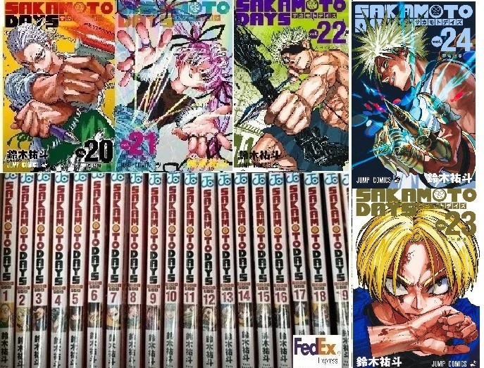 SAKAMOTO DAYS vol. 1-24 set Latest volume manga comics Yuto Suzuki