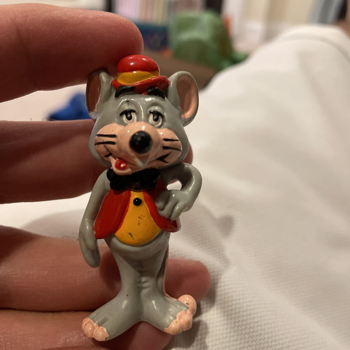 Vintage 1983 PVC Plastic Chuck E Cheese Small Figure Hong Kong | eBay