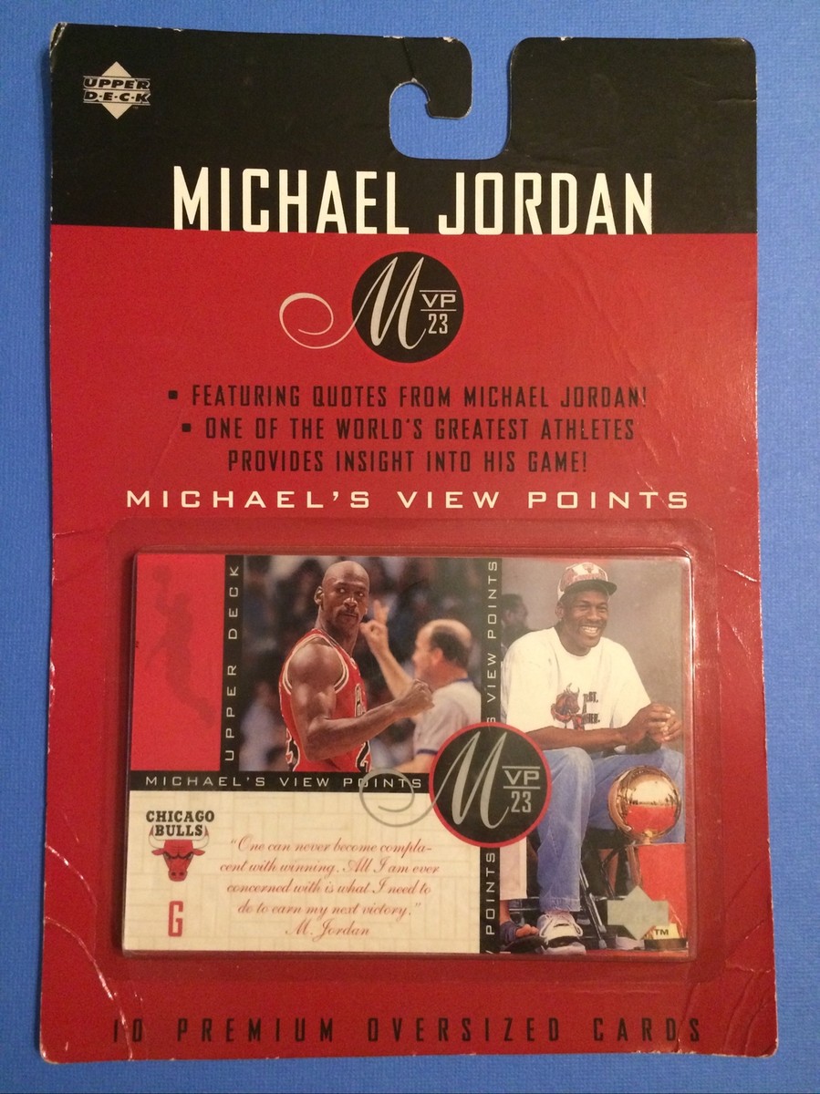 1997 Upper Deck Michael Jordan MVP 23 - 10 Premium Oversized Cards