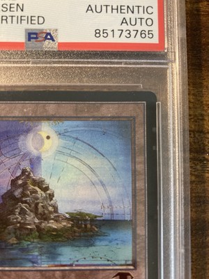 MTG✨Artist Signed GURU ISLAND✨Guru Lands Promo PSA Certified