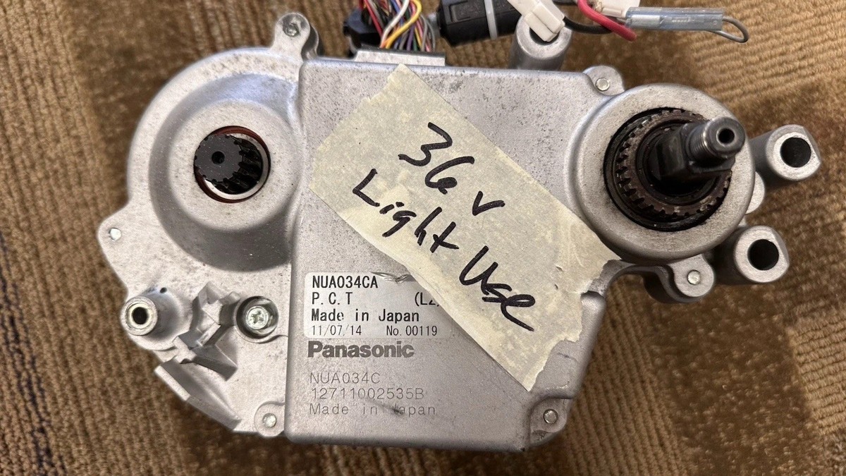 Panasonic Replacement Motor, 250w, 36V, nua034ca, 45kmh | eBay