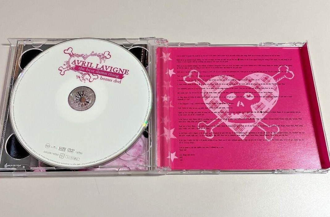 AVRIL LAVIGNE CD+DVD The Best Damn Thing w/Bouns Track Limited