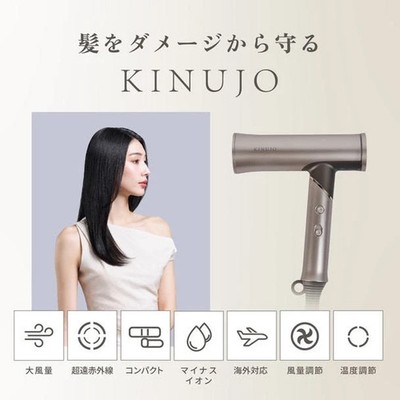 KINUJO Hair Dryer Voyage HW001 1000W Overseas compatibl Japan F/S