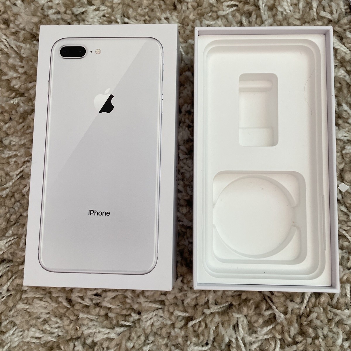 Apple iPhone 8 Plus BOX ONLY-Silver-64GB Embossed MQ8U2LL/A | eBay