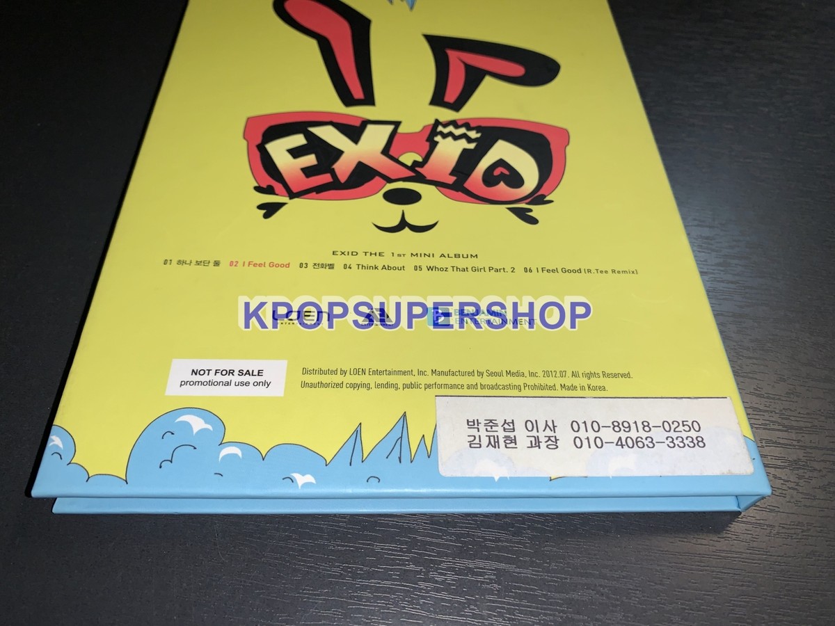 EXID 1st Mini Album Hippity Hop Autographed Signed CD Good