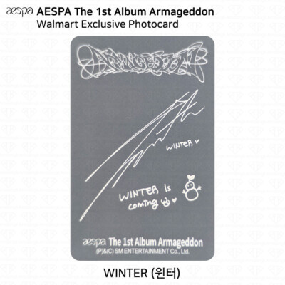 Aespa The 1st Album Armageddon Target Walmart B&N Europe Exclusive