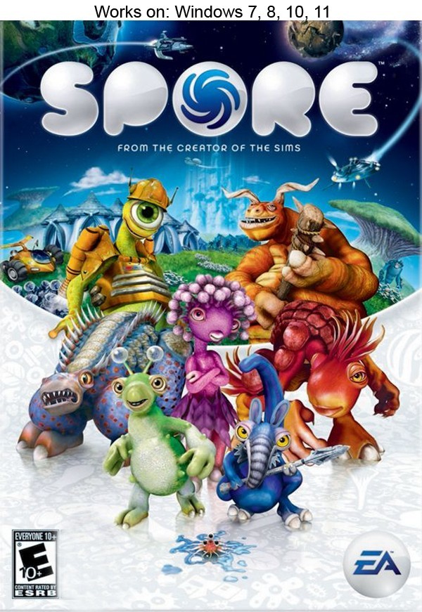 Spore Collection PC Game Galactic Adventures Creepy & Cute Windows