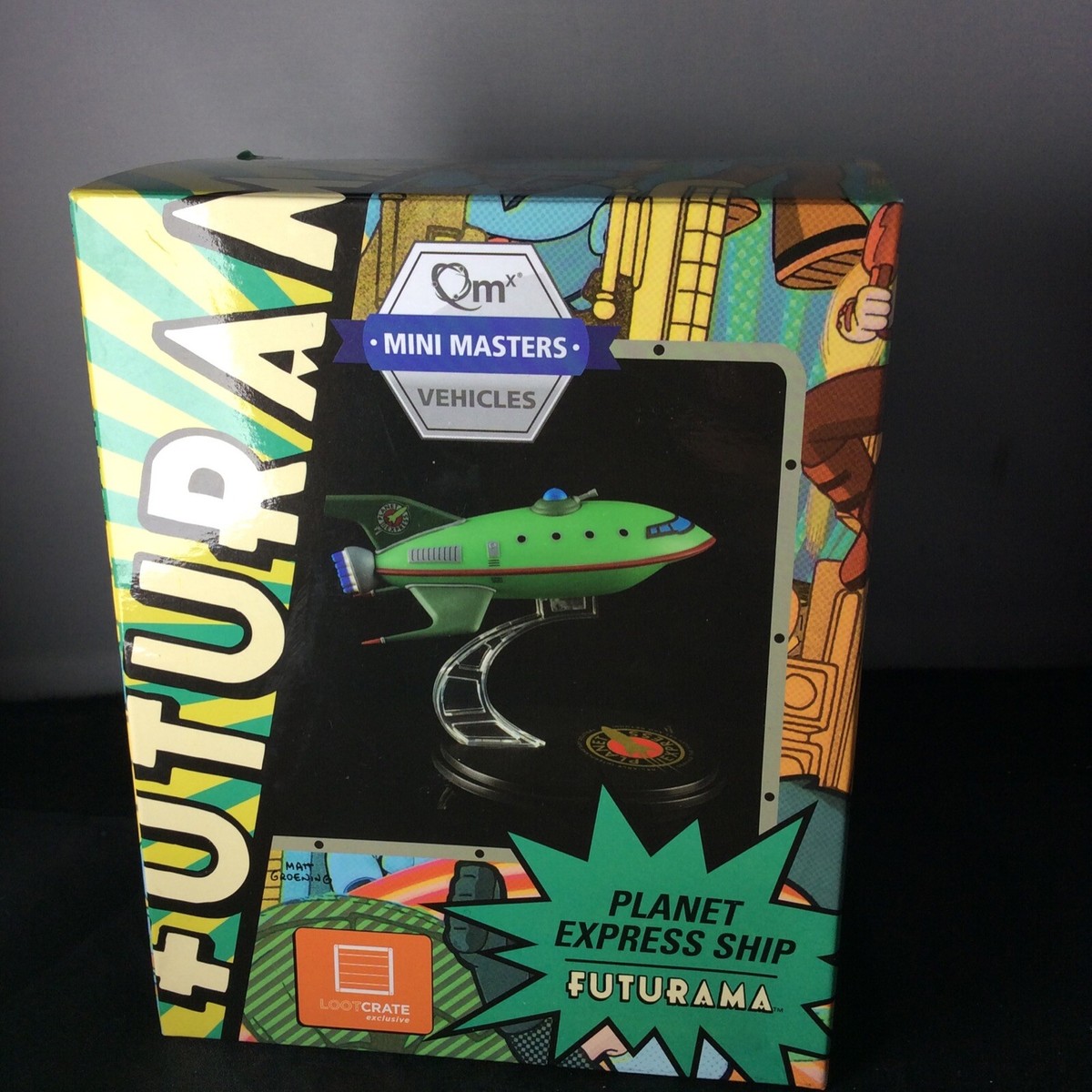 Futurama Planet Express Ship Model QMX Mini Masters Vehicles 2016