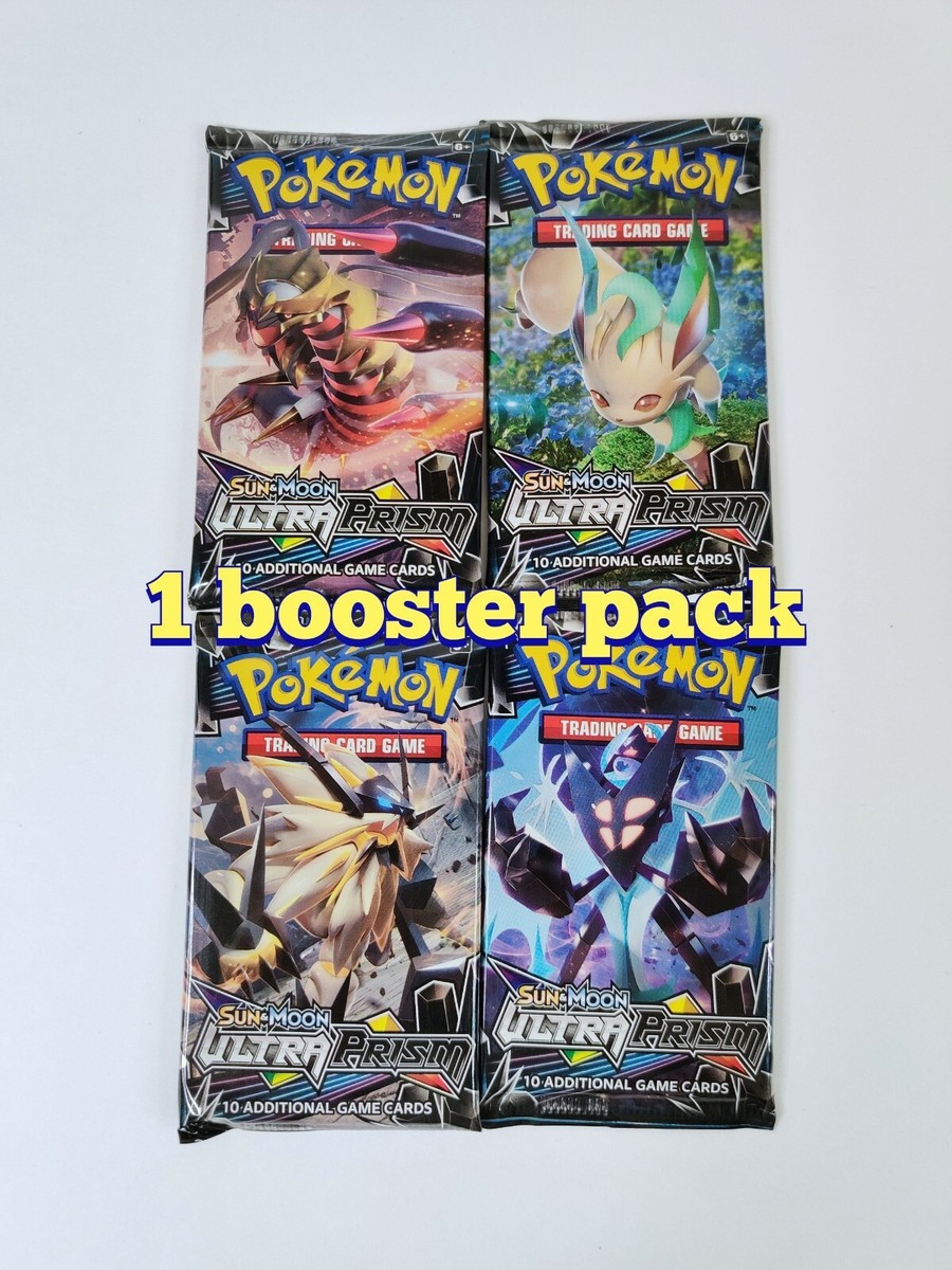 1 Pack) Pokemon Card Game TCG Ultra Prism Sun & Moon Booster Pack