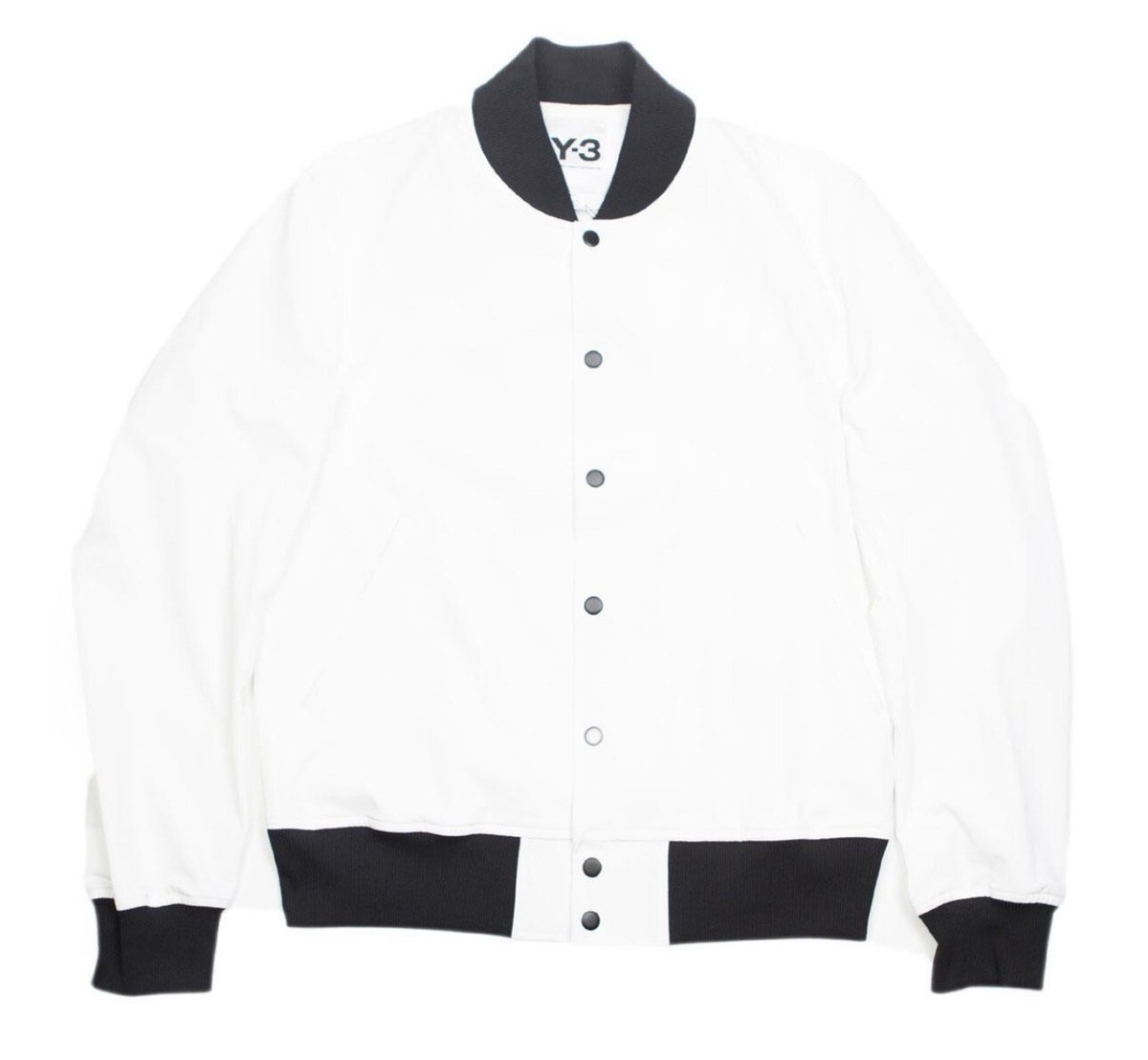 Y-3 Yohji Yamamoto Adidas Classic Bomber Jacket White Adult Size