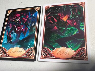 2 Cards: ALASTOR, Demon Promo PR-01 1st Edition Holo Foil Trading