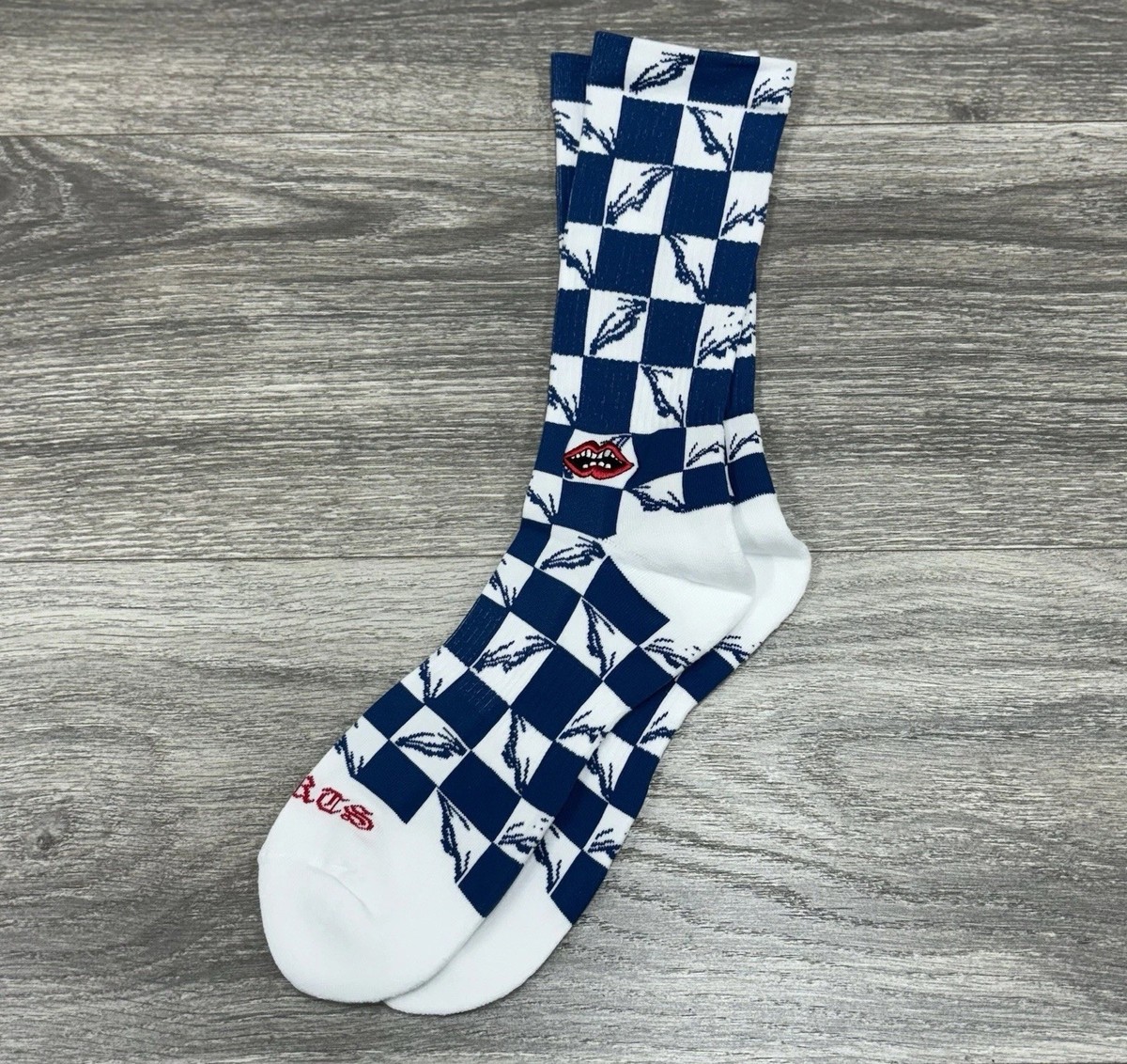 Size Large (9-13 US) - Chrome Hearts Matty Boy 99 Eye Socks ' Blue