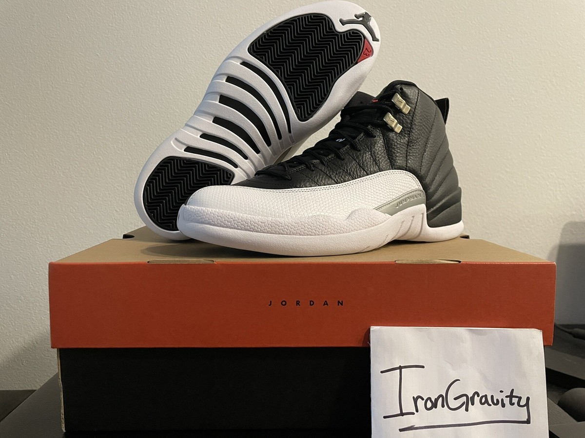 Nike Air Jordan 12 Retro “Playoffs” Black/White Size 11 | eBay