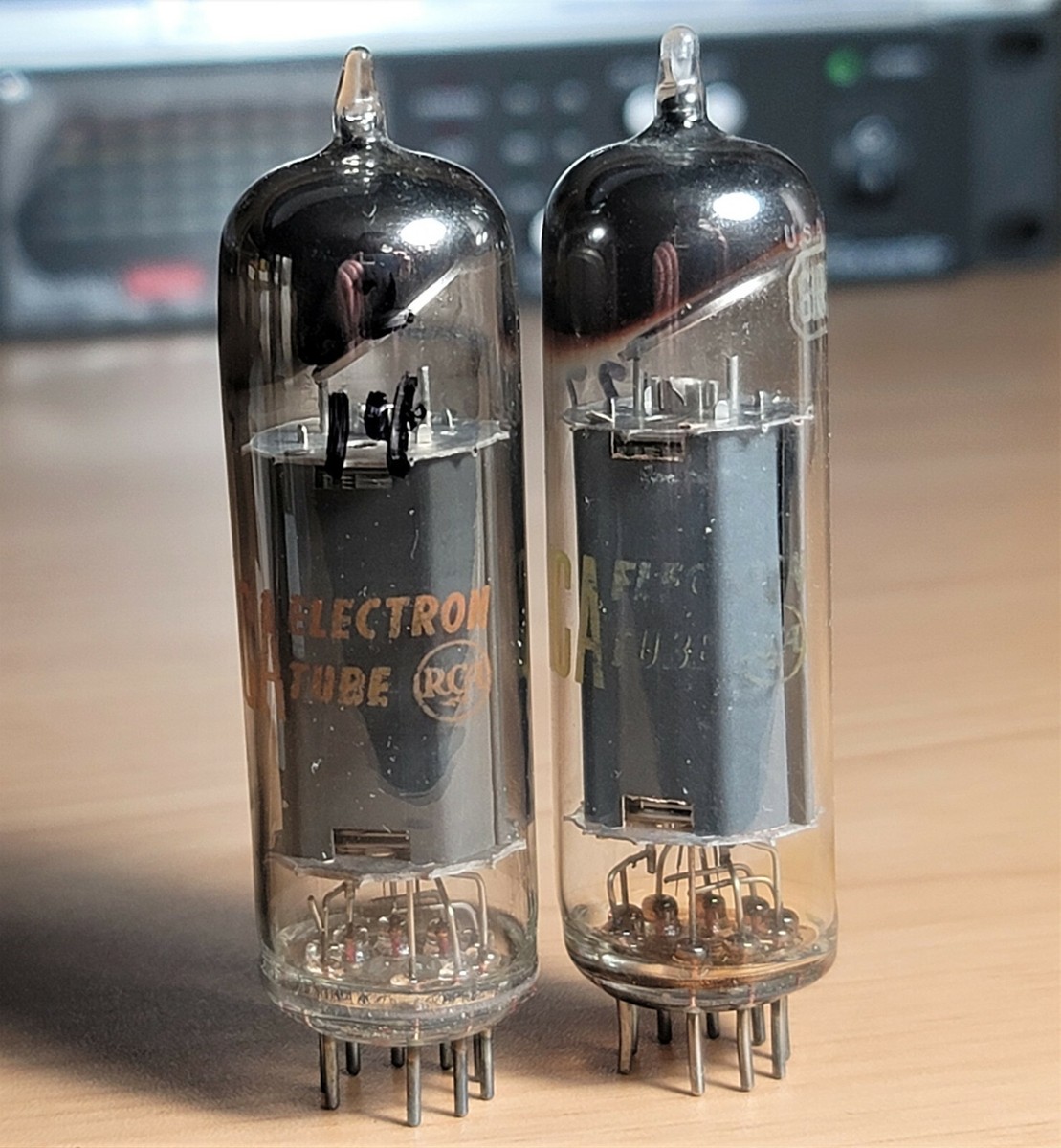 EL84 RCA 6BQ5 VINTAGE TUBE PAIR 1963 *eTRACER* | eBay