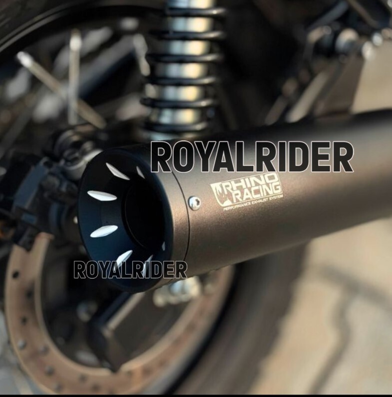 RHINO RACING EXHAUST SCRAMJET MAX V2, BLACK