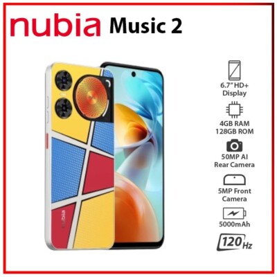 ZTE nubia Music 2 POP ART 4GB+128GB Dual SIM Unlocked Android