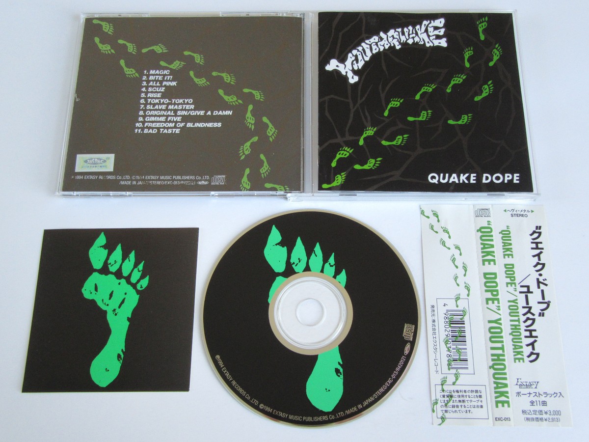 YOUTHQUAKE Quake Dope CD 1993 RARE OOP THRASH/DEATH ORIGINAL 1st