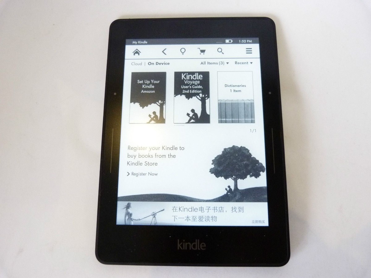 Amazon Kindle Voyage NM460GZ 4GB, WiFi + Cellular, 6 inch Tablet