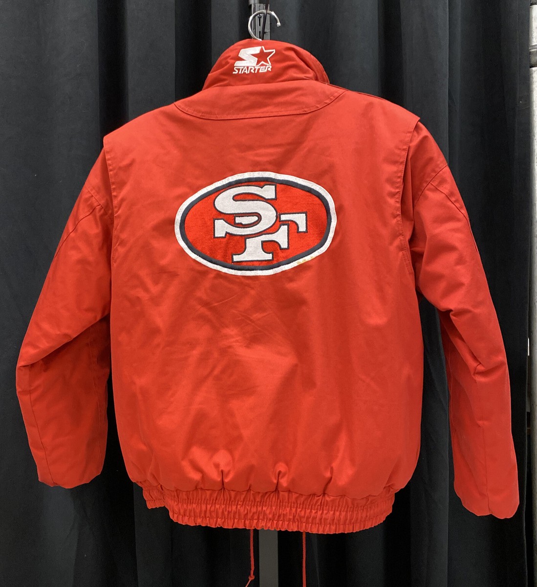 VTG Starter Mens Red San Francisco 49ers Football NFL Varsity