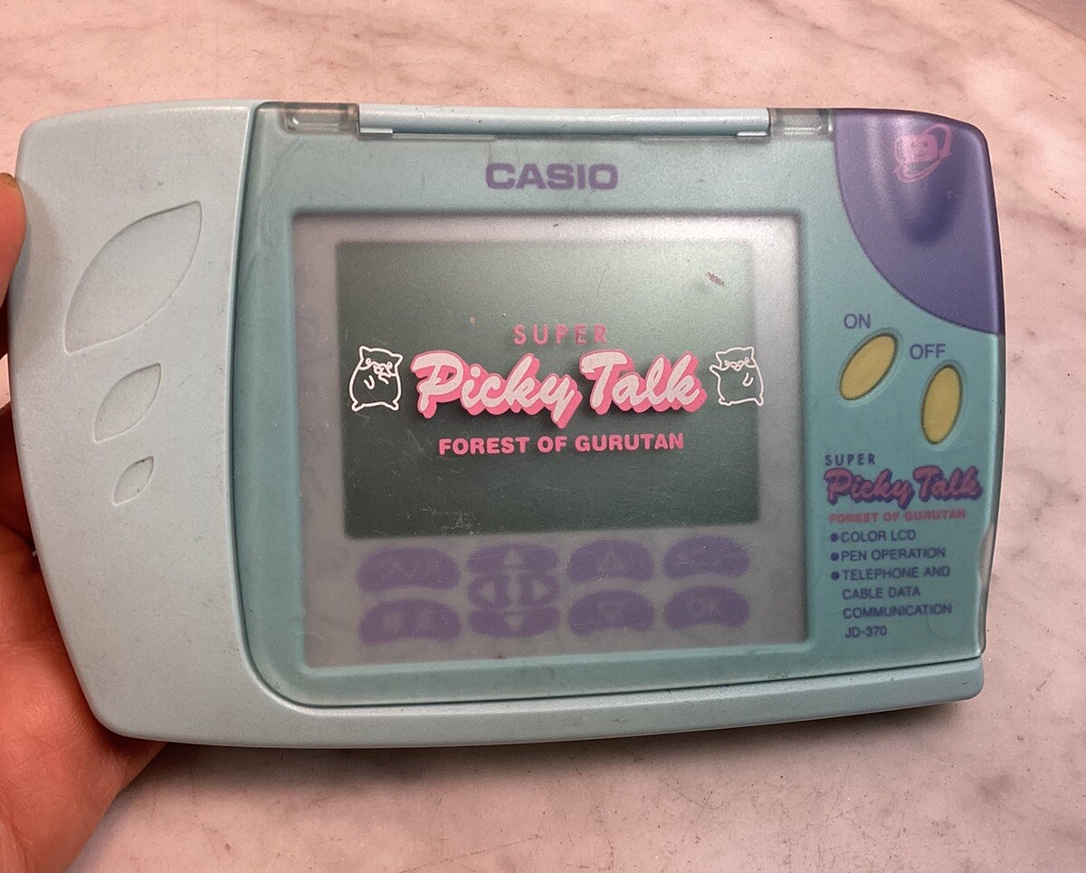 Vintage CASIO Super Picky Talk Forest Of Gurutan Retro Japanese
