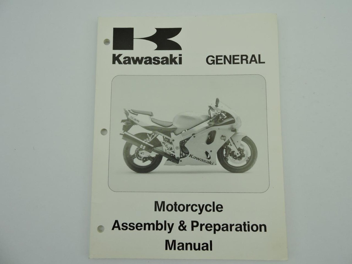 Vintage 1995 Kawasaki General Motorcycle Assembly & Preparation