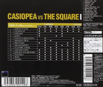 New CD Casiopea vs The Square-Casiopea vs The Square Live- from