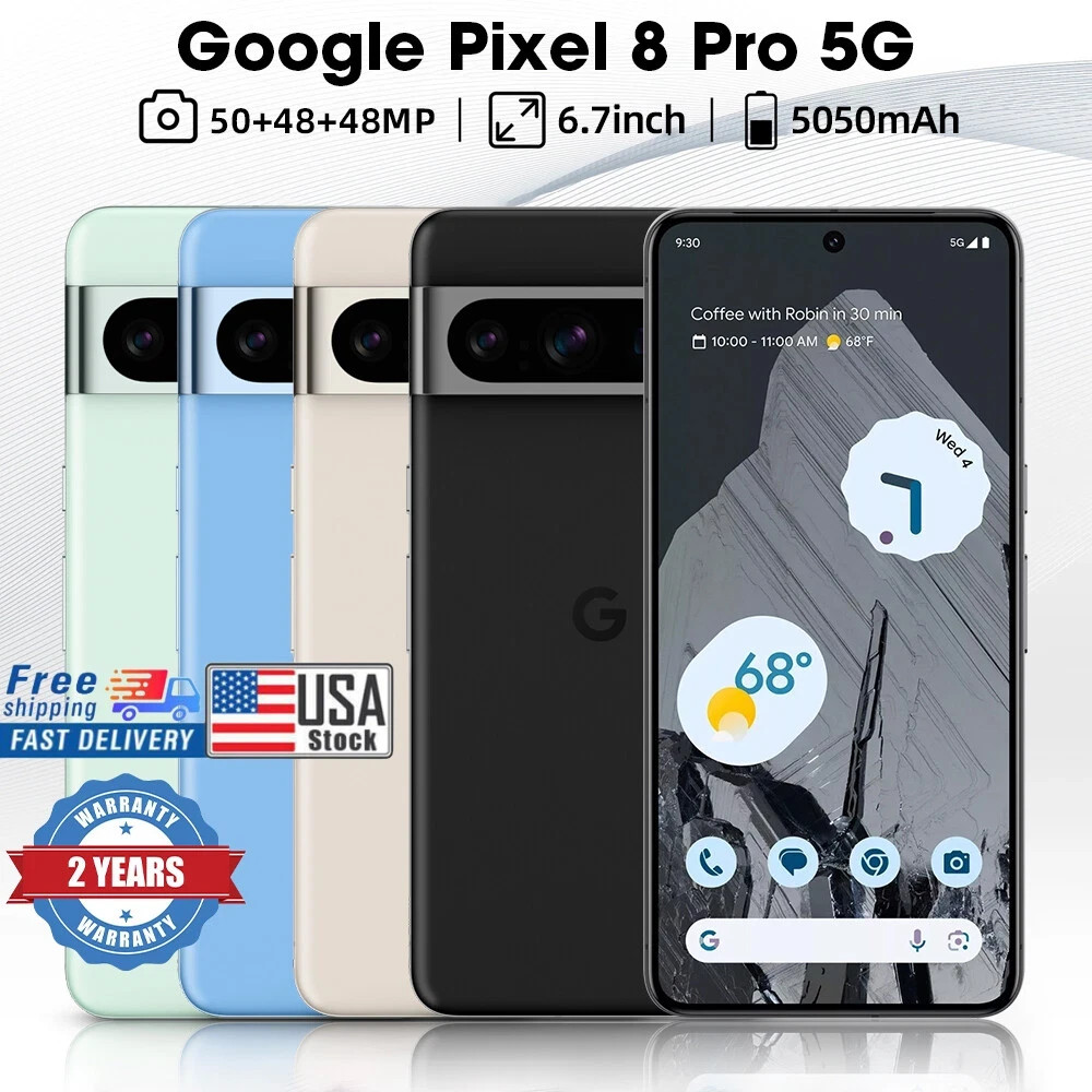 Google Pixel 8 Pro - 128 GB - Porcelain (Unlocked) for sale online