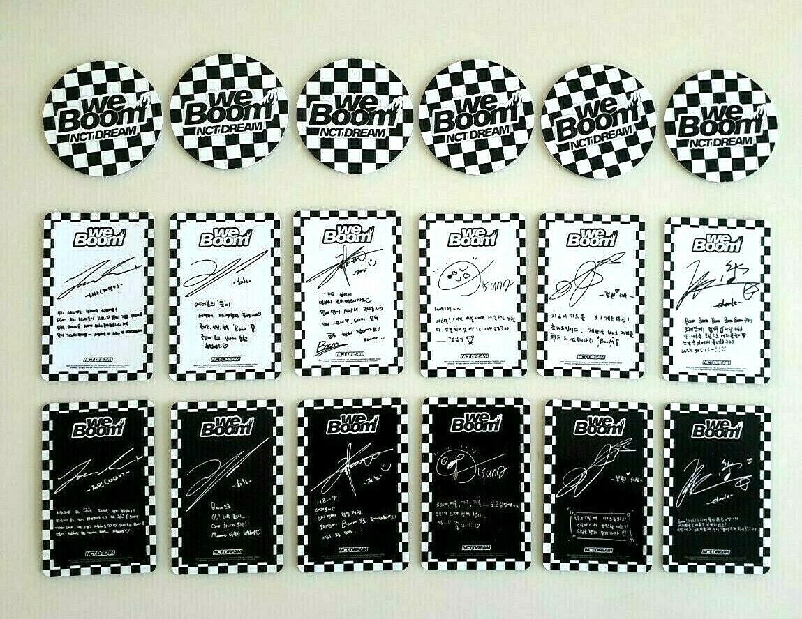 NCT dream We Boom The 3rd Mini album Official Photocard Photo card