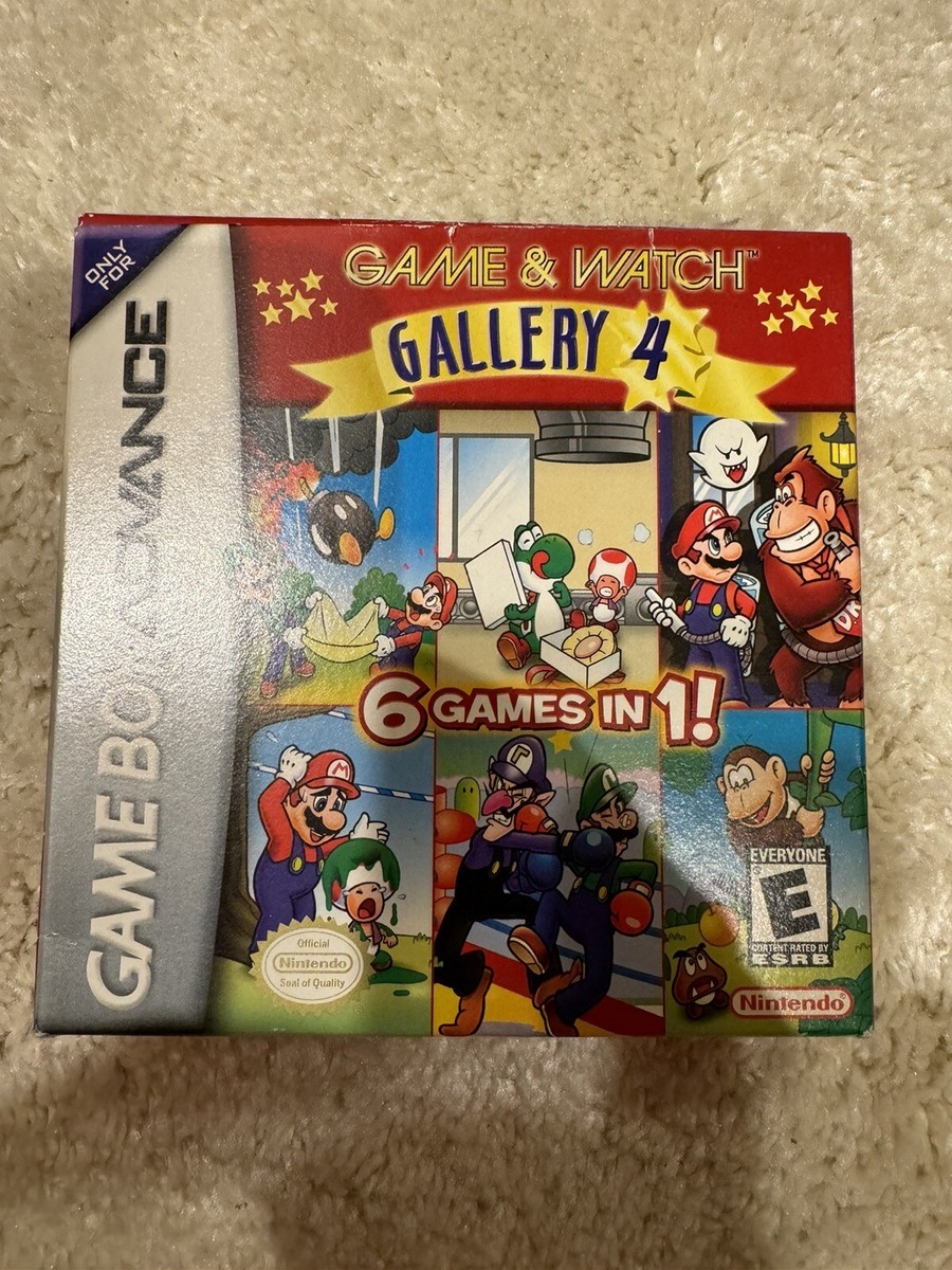 Game & Watch Gallery 4 Nintendo Game Boy Advance GBA Complete